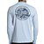 Camiseta Hurley Surf Manga Longa Sticker SM26 Azul Claro - Imagem 2