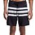 Bermuda Osklen Surf Longboard Masculina Preto/Branco - Imagem 1