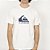 Camiseta Quiksilver Full Logo SM26 Masculina Snow White - Imagem 1