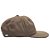Boné RVCA Aba Reta Circle Snapback SM26 Marrom - Imagem 4