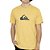 Camiseta Quiksilver Comp Logo SM26 Masculina Mostarda - Imagem 1