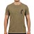 Camiseta Osklen Stone Folha Palmeira Masculina Caqui - Imagem 1