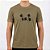 Camiseta Osklen Slim Stone Coqueiros Masculina Caqui - Imagem 1