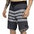 Bermuda RVCA Mid Stripes SM26 Masculina Preto - Imagem 3
