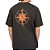 Camiseta Quiksilver Solaris Over SM26 Masculina Cinza Escuro - Imagem 2