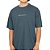 Camiseta Quiksilver Chrome Oldenglish Over SM26 Azul Escuro - Imagem 1