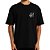 Camiseta Hurley Letters Maxfit SM26 Masculina Preto - Imagem 1
