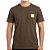 Camiseta Osklen Vintage Snow Icon Masculina Marrom Onix - Imagem 1