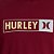 Camiseta Hurley Track WT26 Masculina Vinho - Imagem 2