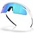Óculos de Sol Oakley RSLV Lite Matte White Prizm Sapphire - Imagem 4