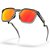 Óculos de Sol Oakley HSTN SQ Matte Grey Smoke Prizm Ruby - Imagem 4