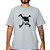 Camiseta Oakley Heritage Skull WT26 Masculina Heather Grey - Imagem 1