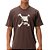 Camiseta Oakley Heritage Skull WT26 Masculina Cocoa Brown - Imagem 1