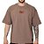 Camiseta Oakley Mad Science Logo WT26 Masculina Cocoa Brown - Imagem 1