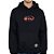 Moletom Quiksilver Canguru Domed Logo Flaming Heat Marinho - Imagem 1