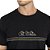 Camiseta Quiksilver Emb Three Logo WT26 Masculina Preto - Imagem 3