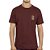 Camiseta Quiksilver Chrome Three Logo WT26 Masculina Vinho - Imagem 1