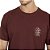 Camiseta Quiksilver Chrome Three Logo WT26 Masculina Vinho - Imagem 3