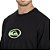 Camiseta Quiksilver ML Domed Logo Flaming Heat WT26 Preto - Imagem 3