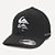 Boné Quiksilver Aba Curva Emb Three Logo WT26 Black - Imagem 1