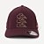 Boné Quiksilver Aba Curva Chrome Three Logo WT26 Vinho - Imagem 3