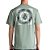 Camiseta Volcom Round Out WT26 Masculina Verde Claro - Imagem 2