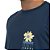 Camiseta Hurley New Flower WT26 Masculina Marinho - Imagem 3