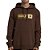 Moletom Hurley Canguru Track WT26 Masculino Marrom - Imagem 1
