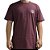 Camiseta Volcom Circle Stone WT26 Masculina Bordo - Imagem 1