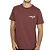 Camiseta Billabong Bracket Script WT26 Masculina Vinho - Imagem 1