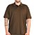 Camisa Polo Osklen Tridente Touch Masculino Marrom Onix - Imagem 1