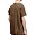 Camiseta Osklen Double Watercolor Masculino Caqui - Imagem 3