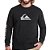 Moletom Quiksilver Careca Comp Logo PS WT26 Masculino Preto - Imagem 1