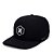 Boné Hurley Aba Curva Hexa WT26 Preto - Imagem 1