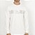 Camiseta Quiksilver Manga Longa Big Block WT26 Snow White - Imagem 1