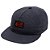 Boné Volcom Aba Reta Workwear WT26 Cinza Chumbo - Imagem 1