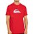 Camiseta Quiksilver Comp Logo WT26 Masculina Vermelho - Imagem 1