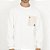 Moletom Quiksilver Careca Big Pocket WT26 Masculino Branco - Imagem 1