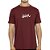 Camiseta Quiksilver Impaired Logo DNA WT26 Masculina Vinho - Imagem 1