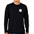 Camiseta Rip Curl Manga Longa Wettie Passage Icon WT26 Preto - Imagem 1