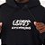 Moletom Lost Canguru Roses WT26 Masculino Preto - Imagem 5