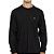 Camiseta Quiksilver Manga Longa Transfer Square WT26 Preto - Imagem 1