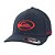 Boné Quiksilver Aba Curva Domed Logo Flaming Heat WT26 Azul - Imagem 1