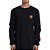 Camiseta Hurley Manga Longa Dragon Masculina Preto - Imagem 1