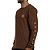 Camiseta Hurley Manga Longa Dragon Masculina Marrom - Imagem 3