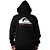 Moletom Quiksilver Aberto Omni Logo FC 280G WT24 Preto - Imagem 2