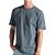 Camiseta Volcom Solid Stone WT26 Masculina Cinza Chumbo - Imagem 1