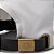 Boné MCD Aba Reta Blk&Gld Fitão 1.10 Flexfit Branco - Imagem 4