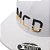 Boné MCD Aba Reta Blk&Gld Fitão 1.10 Flexfit Branco - Imagem 3