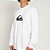 Camiseta Quiksilver Manga Longa Comp Logo WT25 Branco - Imagem 3